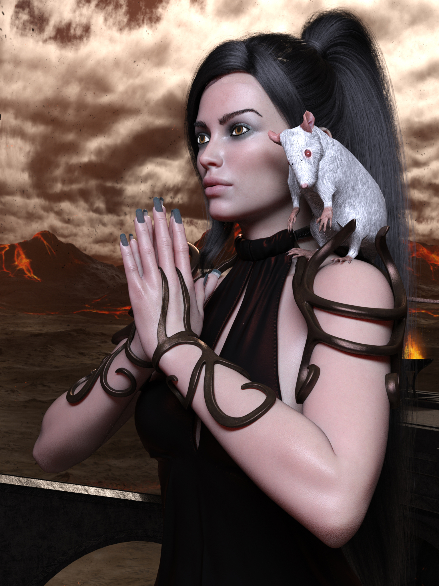 Demeter prays for Kiphi’s success; Rinaldo wrestles with sadness at parting.