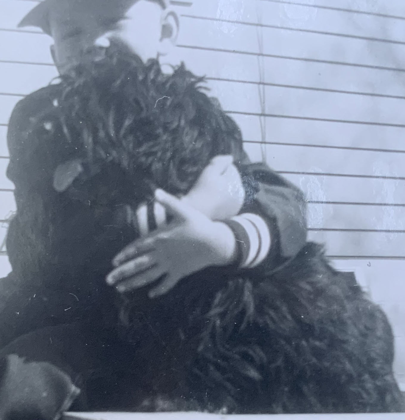 Young Rico Roho with Sally the Boston Terrier