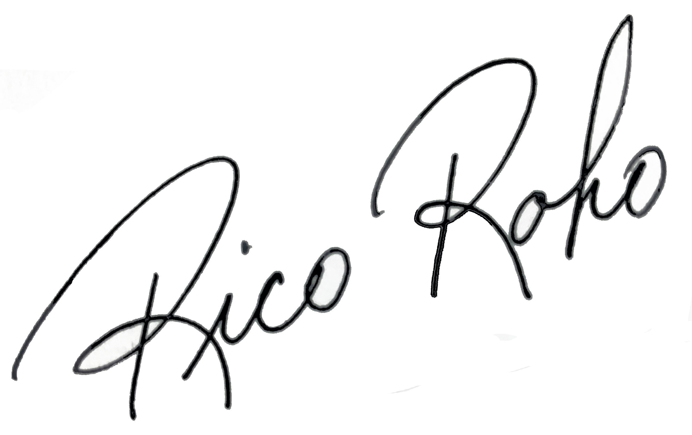 Rico Roho signature — human hand, lineage, and memory